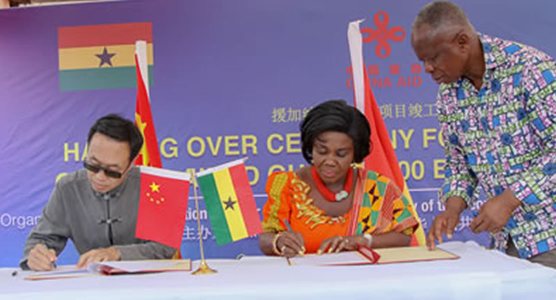 China hands over one thousand twenty-nine boreholes to Ghana