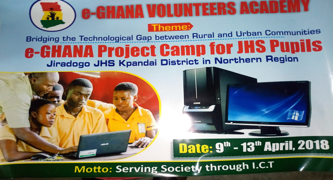 All is set for e-Ghana to impact Jirandongo with ICT skills