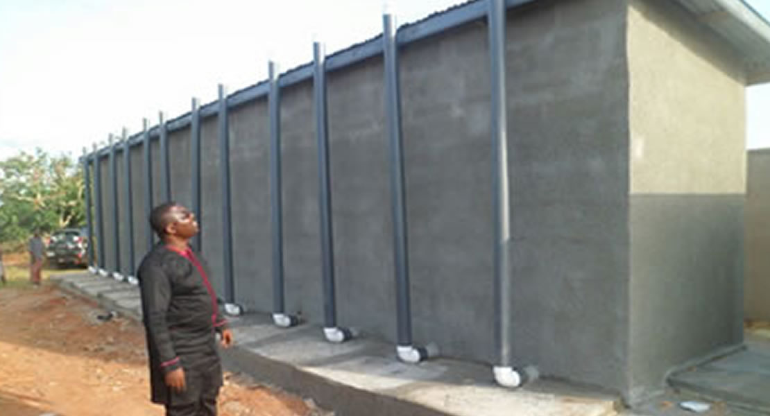 Keta MP completes 12-seater toilet facility for Weme