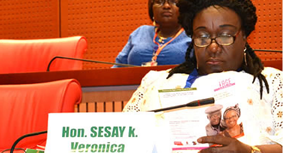 Sesay promises to champion passage of protocol for the elderly in her country