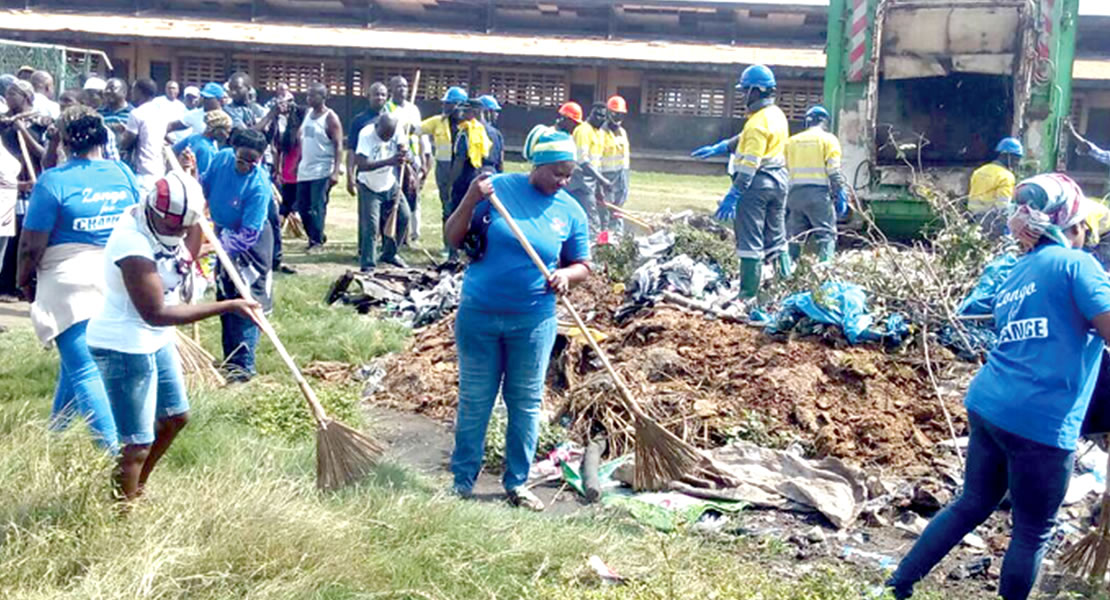 Agyarko joins UG SRC in cleanup exercise