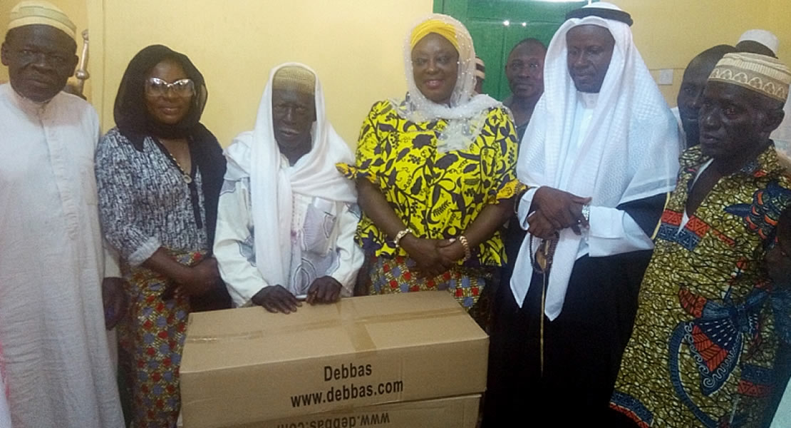 Freda Prempeh donates to Muslims