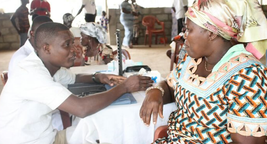 Ahafo Ano South West MP organizes health screening for 150 widows