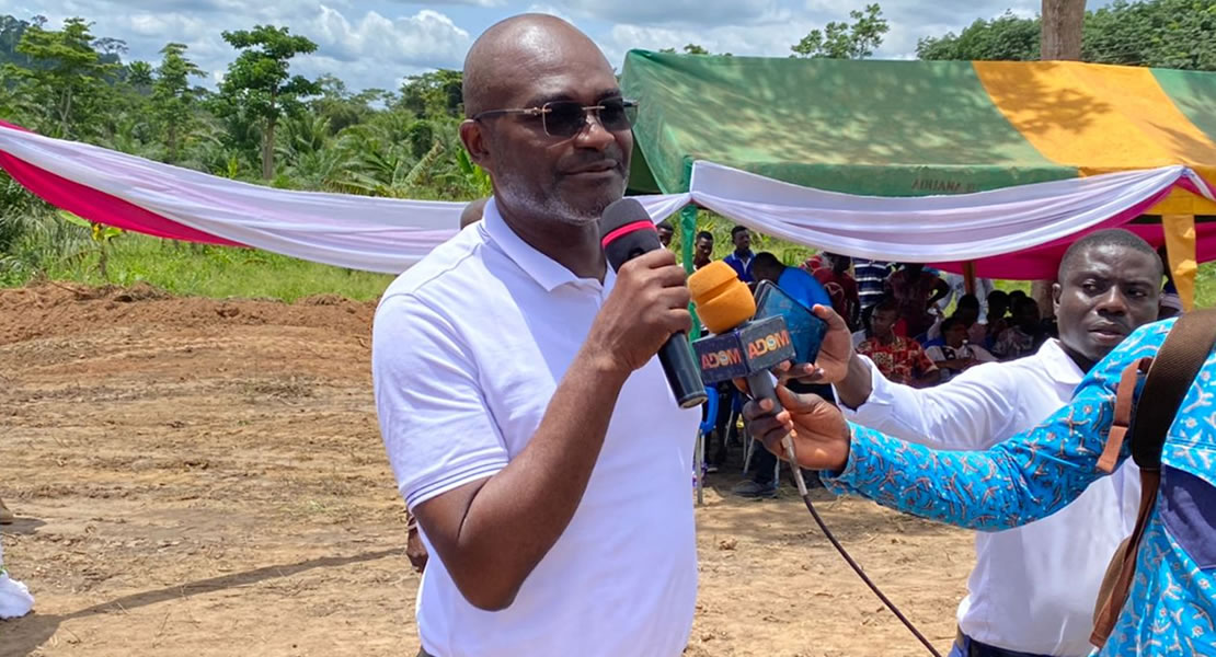 Assin Central MP cuts sod for construction of 12 unit classroom block