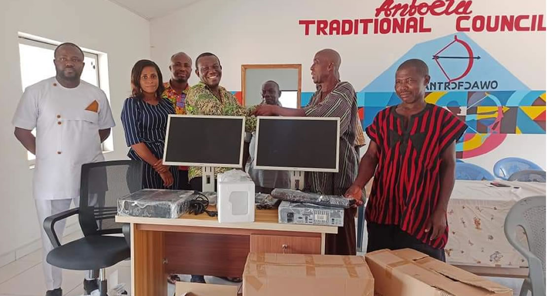 Ho West MP donates office equipment to Anfoeta Traditional Council