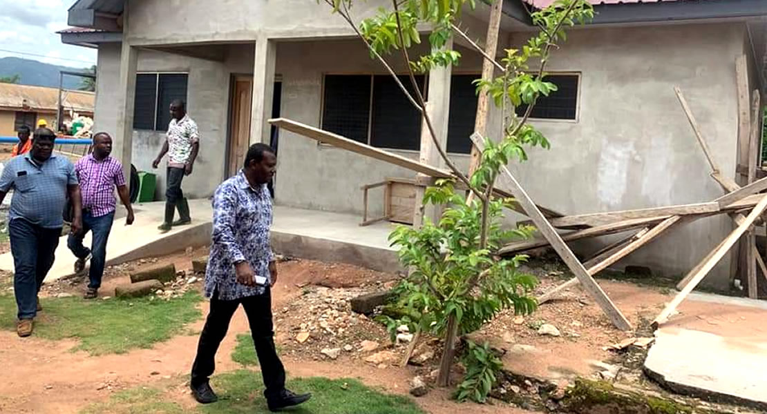 MP for Ho West inspects on-going projects in constituency