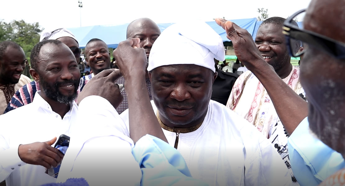 Zongo community honoured Oda MP