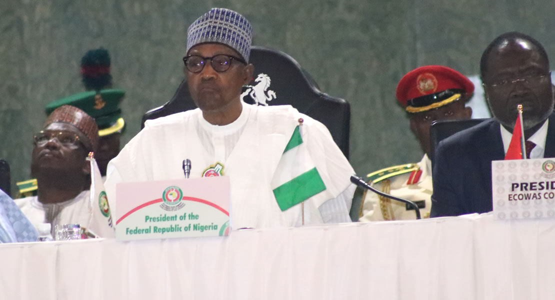 Buhari reaffirms Nigeria’s commitment to keep ECOWAS secure and politically stable