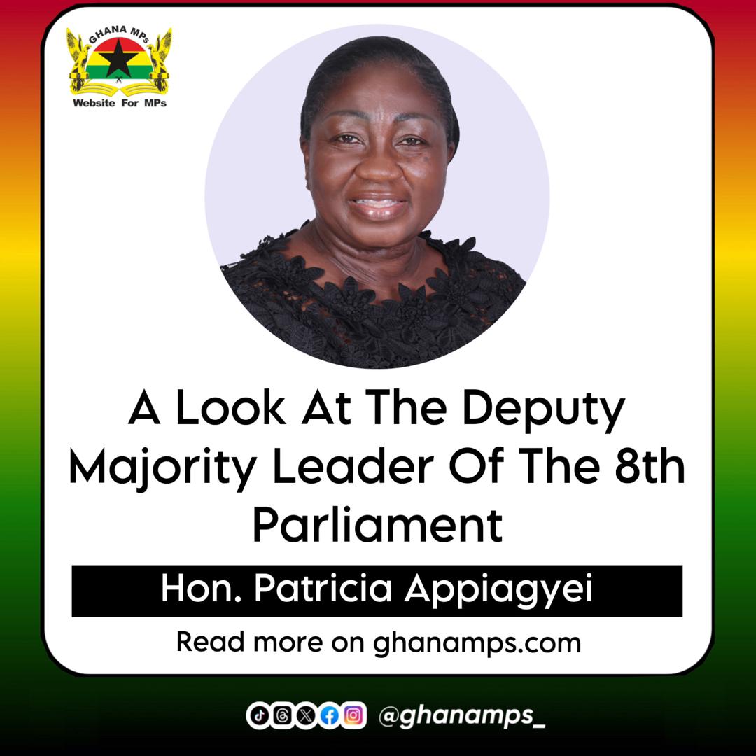 The Deputy Majority Leader of the 8th Parliament of Ghana: Hon. Patricia Appiagyei